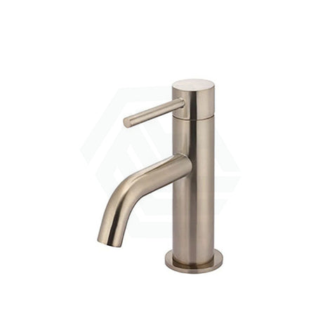 Meir Piccola Champagne Short Basin Mixer Tap Solid Brass Mixers