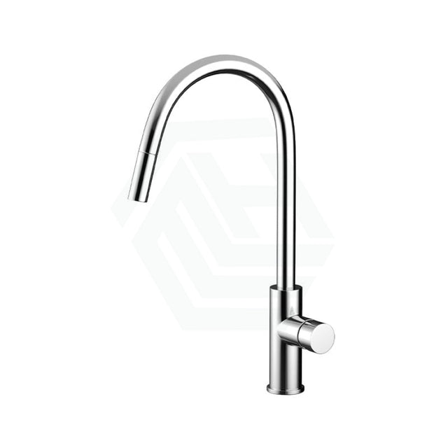 Meir Polished Chrome Round Pinless Piccola 360¡ã Swivel Pull Out Kitchen Mixer Tap Sink Mixers