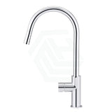 Meir Polished Chrome Round Pinless Piccola 360¡ã Swivel Pull Out Kitchen Mixer Tap Sink Mixers