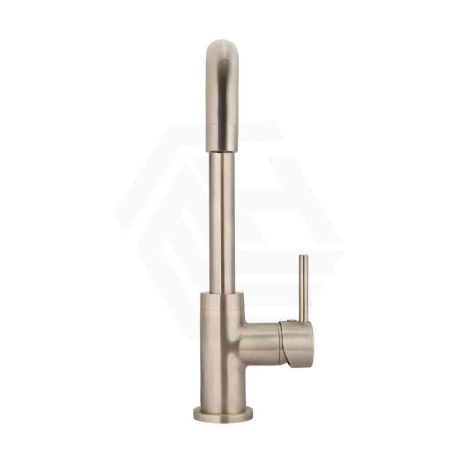 Meir Round Champagne Solid Brass 360° Swivel Kitchen Mixer Tap Sink Mixers