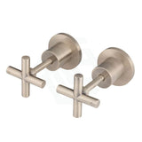 Meir Round Cross Handle Jumper Valve Wall Top Assemblies Champagne