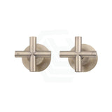 Meir Round Cross Handle Jumper Valve Wall Top Assemblies Champagne