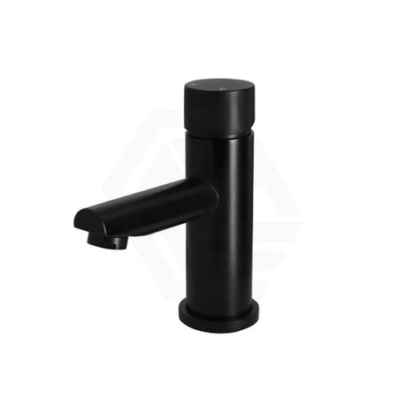 Meir Round Pinless Basin Mixer Matte Black Short Mixers