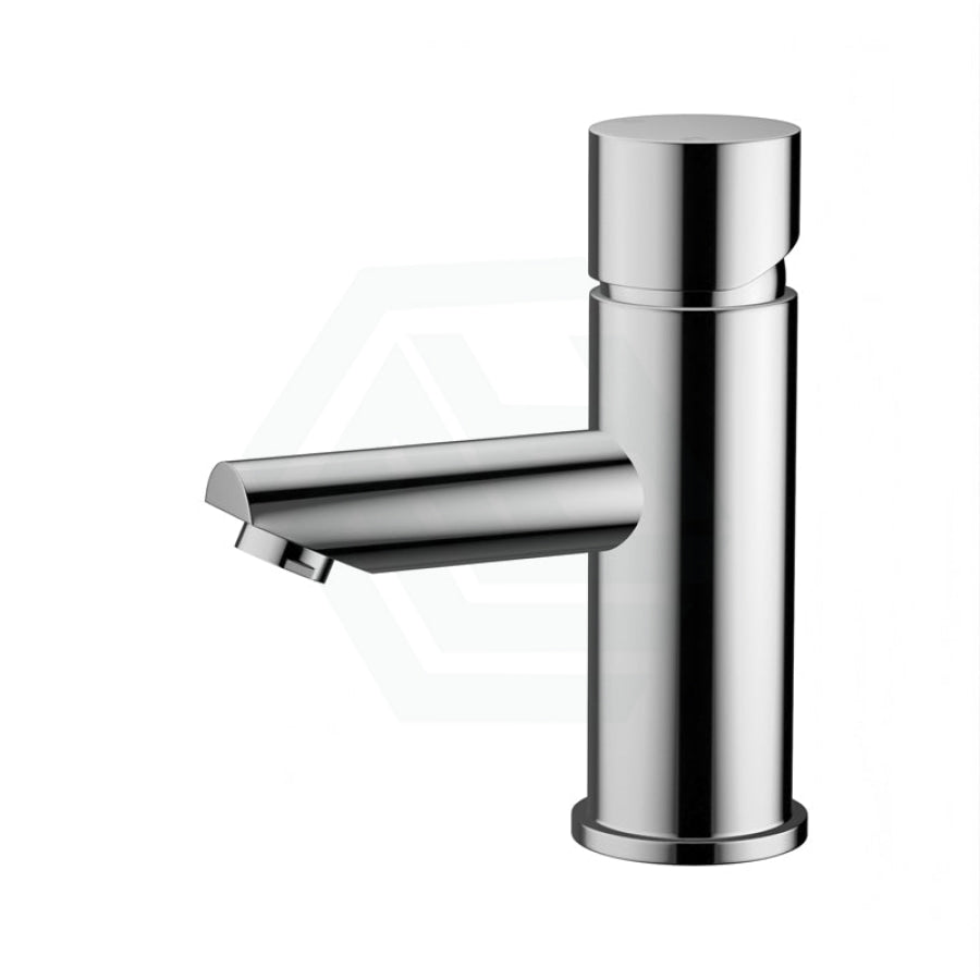 Meir Round Pinless Basin Mixer Polished Chrome Short Mixers