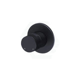 Meir Round Pinless Wall Mixer Matt Black Mixers