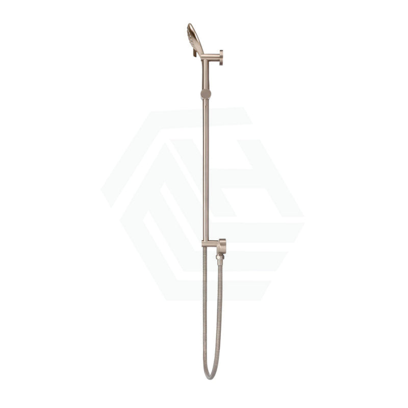 Meir Round Three Function Hand Shower On Rail Column Champagne With Handheld