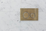 Geberit Inwall Cistern Button For Sigma 21 Dual Flush Plate Tiger Bronze Toilets Push Buttons