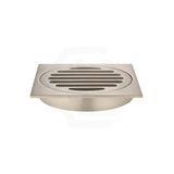 Meir Square Champagne Brass Floor Grate Shower Drain 100Mm Outlet Wastes