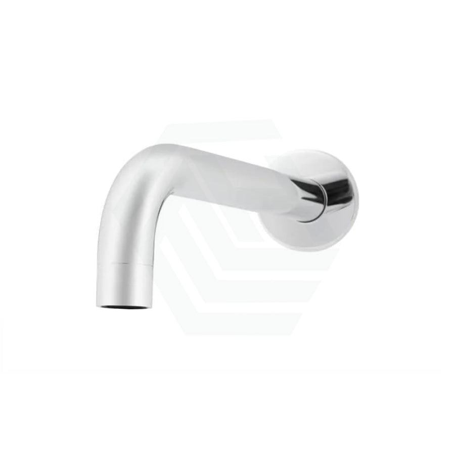 Meir Universal Solid Brass Round Curved Wall Spout Chrome Spouts