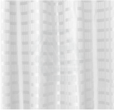 Metlam 1200/2000Mm Micro Shower Straight Curtain Track In Designer Black 1200Mm / Box Stripe