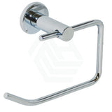 Metlam Lachlan Single Toilet Roll Holder Brass Bright Chrome Plate Paper Holders