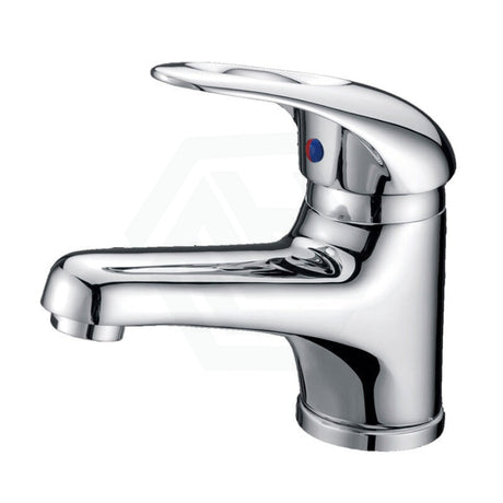 Mina Chrome Hollow-Out Handle Basin Mixer Short Mixers