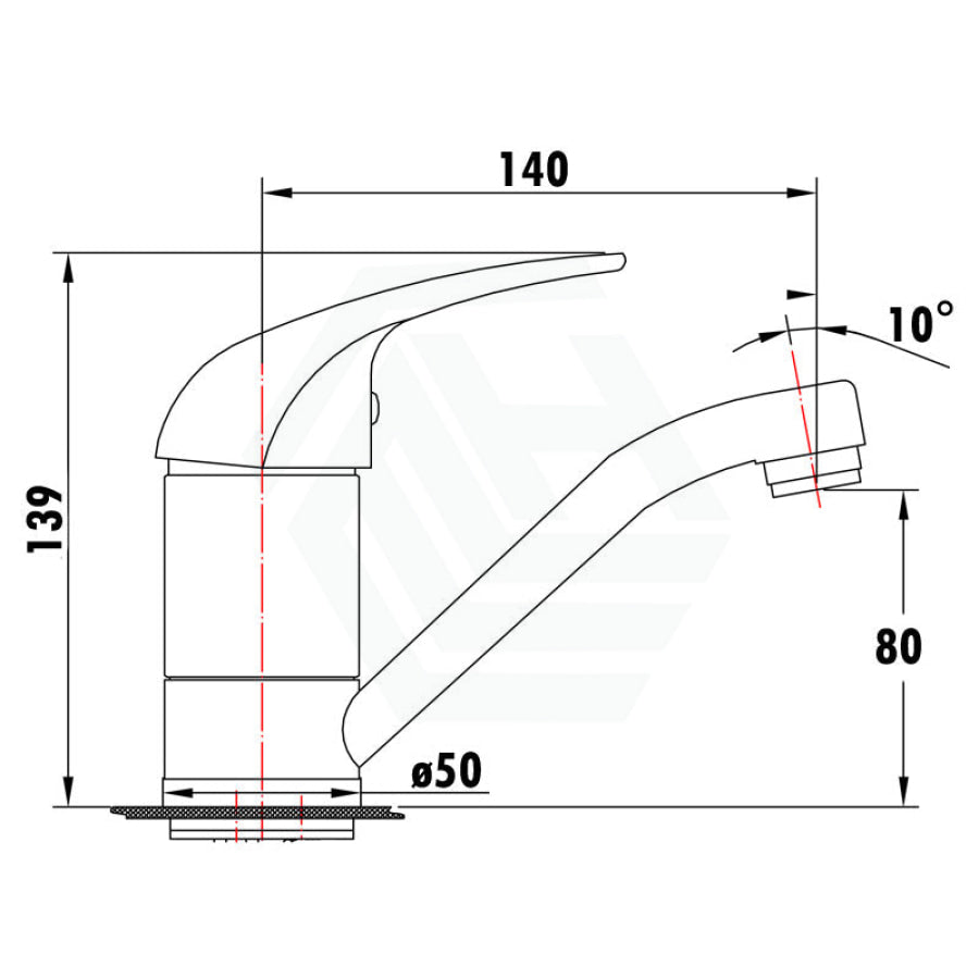 Mina Chrome Hollow-Out Handle Swivel Basin Mixer Short Mixers