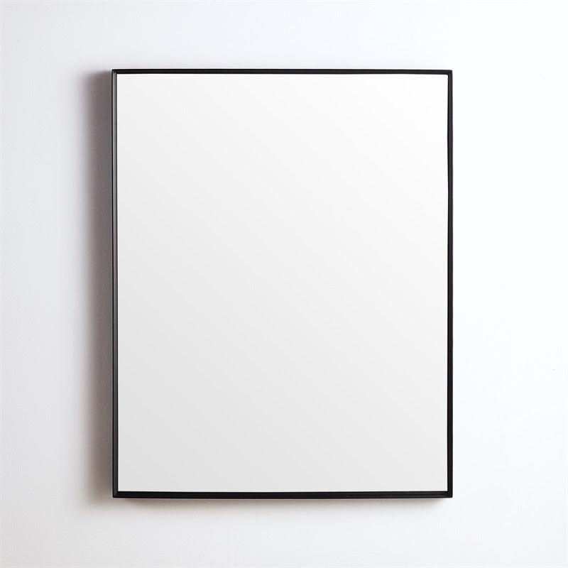 450/600/750/900/1200Mm Bathroom Black Framed Square Mirror Wall Mounted Mirrors