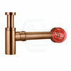 Meir Pvd Lustre Bronze Round Bottle Trap For 32Mm Basin Waste 40Mm Outlet Solid Brass Traps