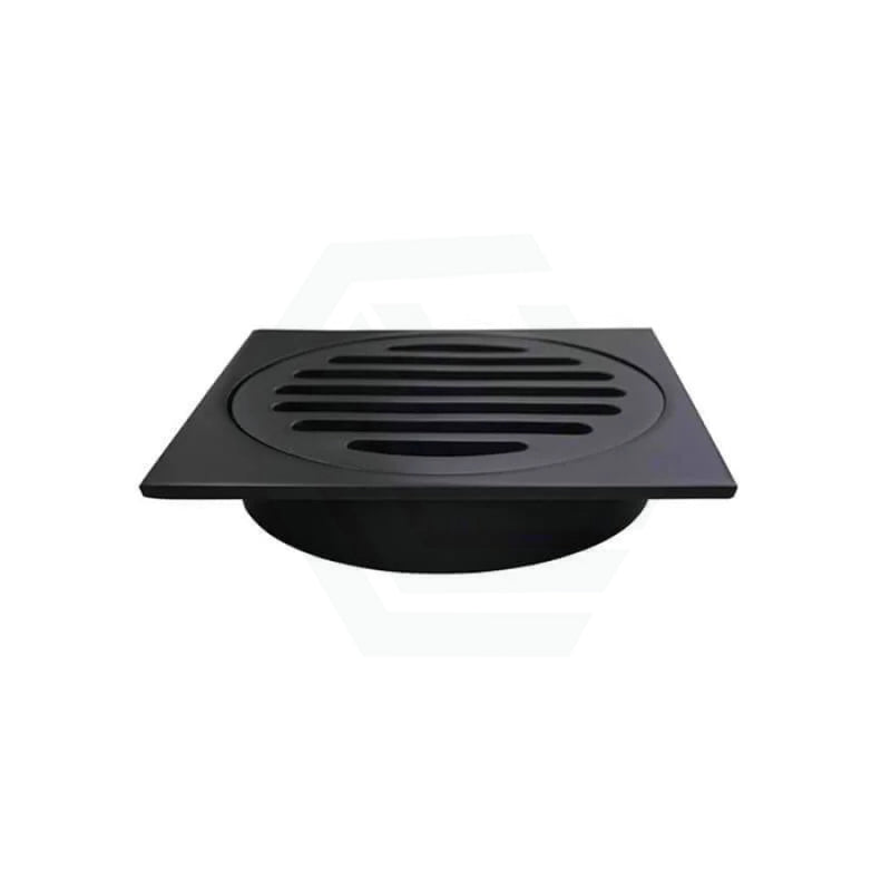 Meir Square Brass Floor Grate Shower Drain 100Mm Outlet Variant Colour Available Matt Black Wastes