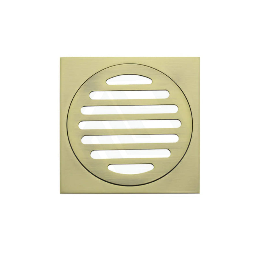 Meir Square Brass Floor Grate Shower Drain 100Mm Outlet Variant Colour Available Wastes