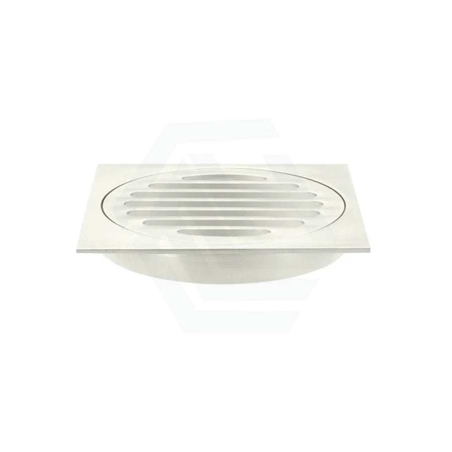 Meir Square Brass Floor Grate Shower Drain 100Mm Outlet Variant Colour Available Wastes