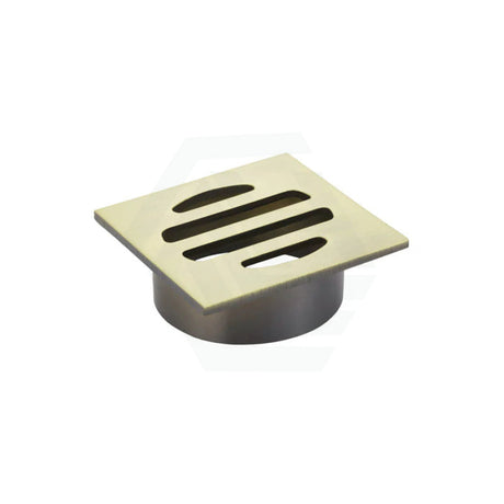 Meir Square Brass Floor Grate Shower Drain 50Mm Outlet Variant Colour Available G#2(Gold) Wastes