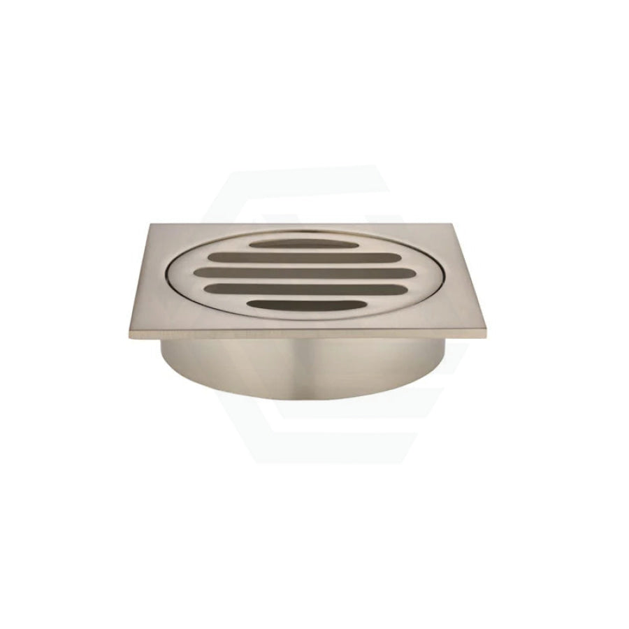 Meir Square Brass Floor Grate Shower Drain 80Mm Outlet Variant Colour Available Wastes