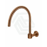 Meir Pvd Lustre Bronze High Rise Swivel Water Spout Solid Brass Wall Spouts