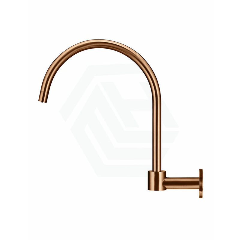 Meir Pvd Lustre Bronze High Rise Swivel Water Spout Solid Brass Wall Spouts