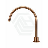 Meir Lustre Bronze Round Gooseneck High-Rise Swivel Hob Spout Basin/Bath Outlet Water Spouts