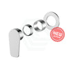 Meir Chrome Round Wall Mixer Paddle Handle Trim Kit Only Dress