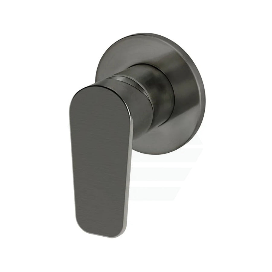 M#3(Gunmetal Grey) Meir Shadow Gunmetal Round Wall Mixer Paddle Handle Trim Kit Only Dress