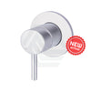 Meir Chrome Round Wall Mixer Short Pin-lever Trim Kit Only