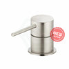 N#3(Nickel) Meir Round Hob Mounted Mixer Solid Brass Brushed Nickel Mixers