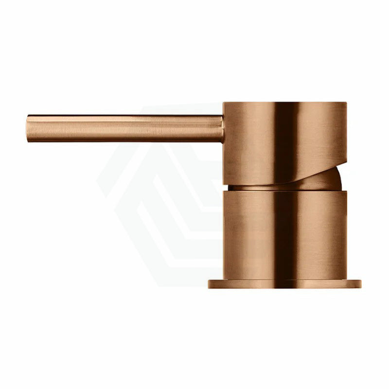 Meir Round Hob Mounted Mixer Solid Brass Lustre Bronze Mixers