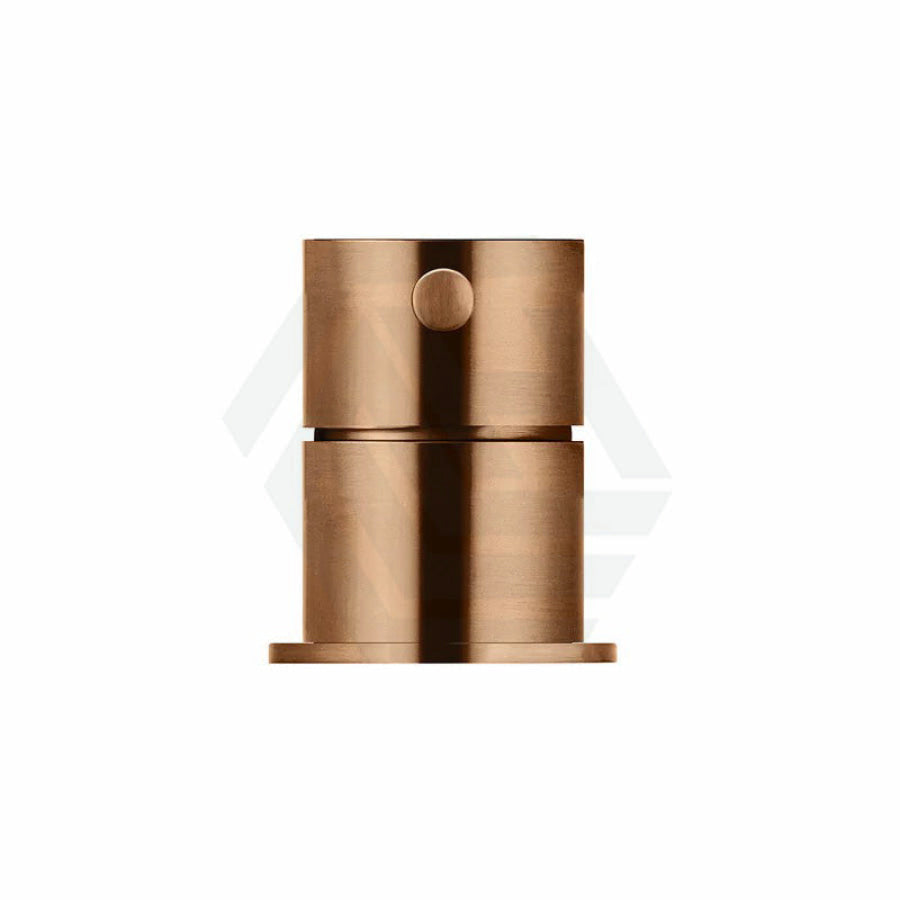 Meir Round Hob Mounted Mixer Solid Brass Lustre Bronze Mixers