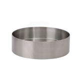 380X380X110Mm Handmade Round Stainless Steel Above Counter Basin Brushed Nickel