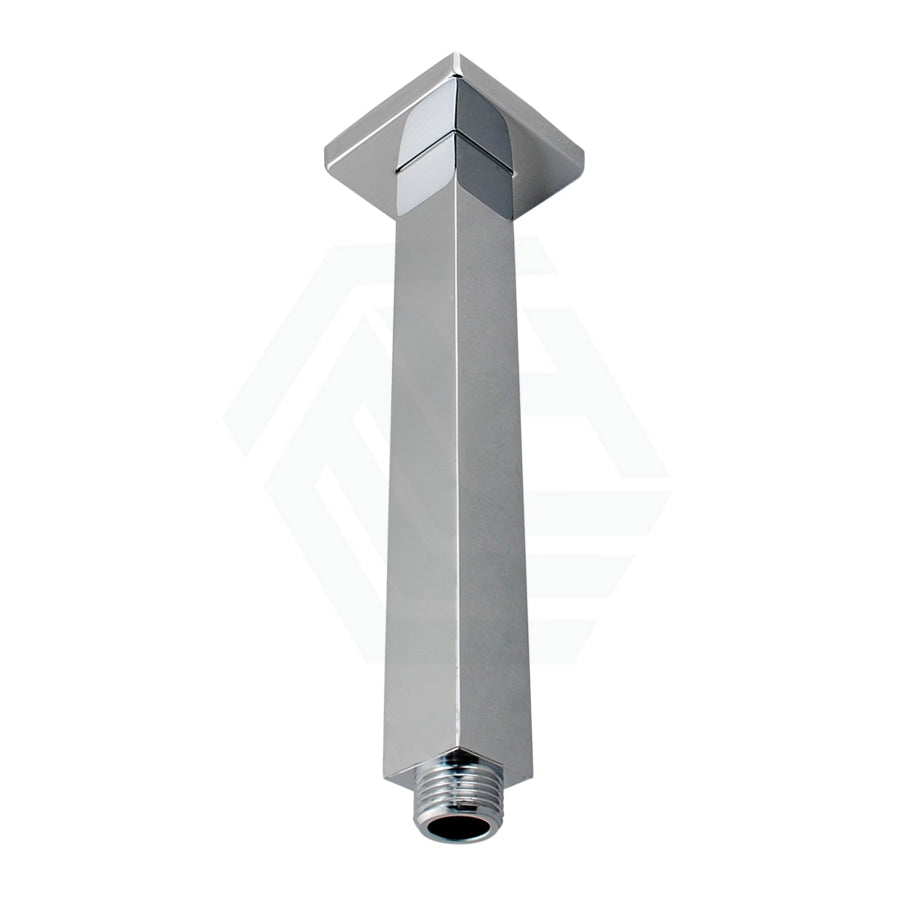 Square Norico Ceiling Shower Arm Brushed Nickel