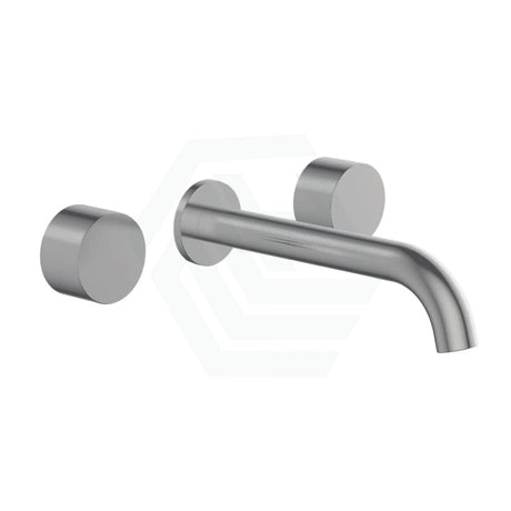 N#1(Nickel) Bath Tap Set Quarter Turn Wall Mounted Brushed Nickel Bath/Basin Sets