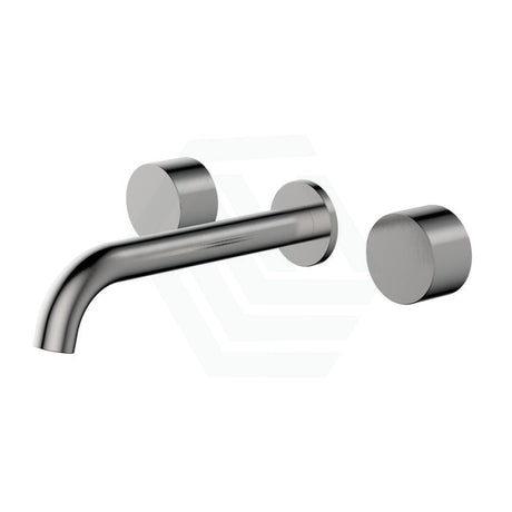 N#1(Nickel) Bath Tap Set Quarter Turn Wall Mounted Brushed Nickel Bath/Basin Sets