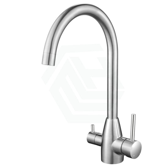 Brushed Nickel Stainless Steel 3 Way Filter Tap With 360 Swivel And Purifier For Kitchen Products