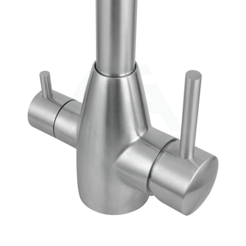 Brushed Nickel Stainless Steel 3 Way Filter Tap With 360 Swivel And Purifier For Kitchen Products