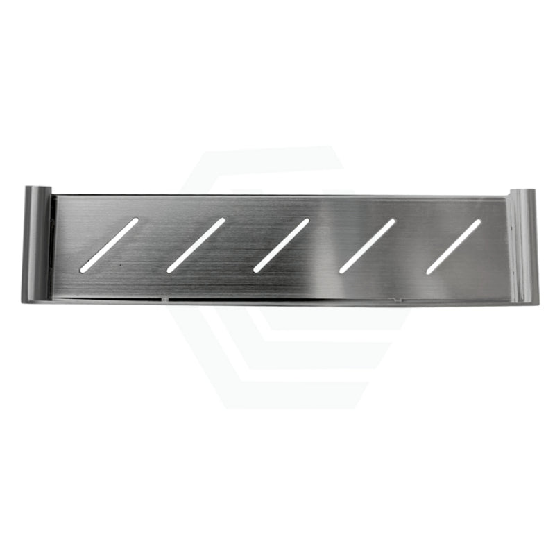 Brushed Nickel Towel Shelf Stainless Steel 304 Wall Mounted