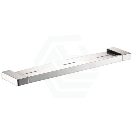 N#2(Nickel) Ceram Brushed Nickel Cosmetic Metal Shelf Brass & Zinc Alloy Back To Wall Bathroom