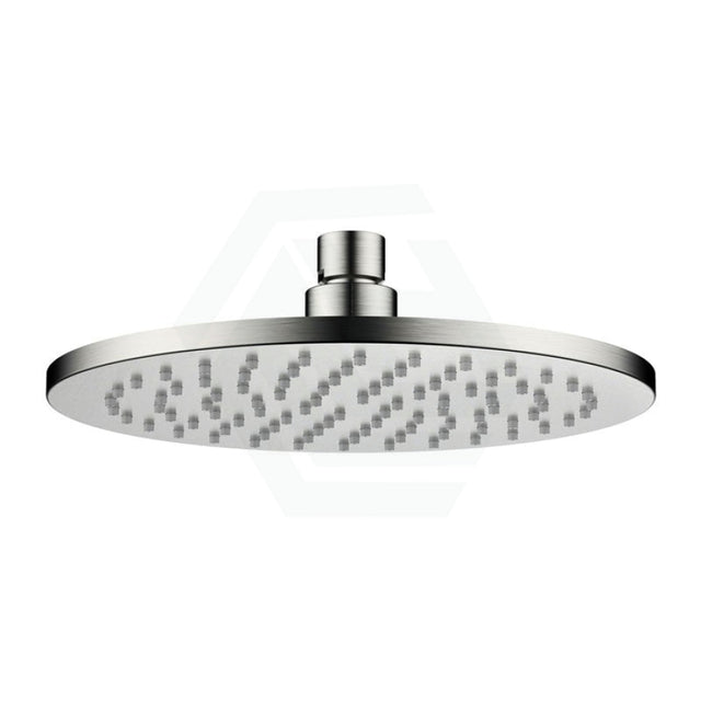 N#1(Nickel) Cora 200Mm Round Brass Brushed Nickel Shower Head Heads