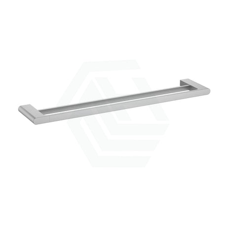 N#1(Nickel) Cora 600/800Mm Double Towel Rail Brushed Nickel Rails