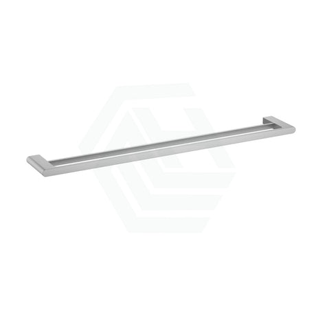 N#1(Nickel) Cora 600/800Mm Double Towel Rail Brushed Nickel Rails