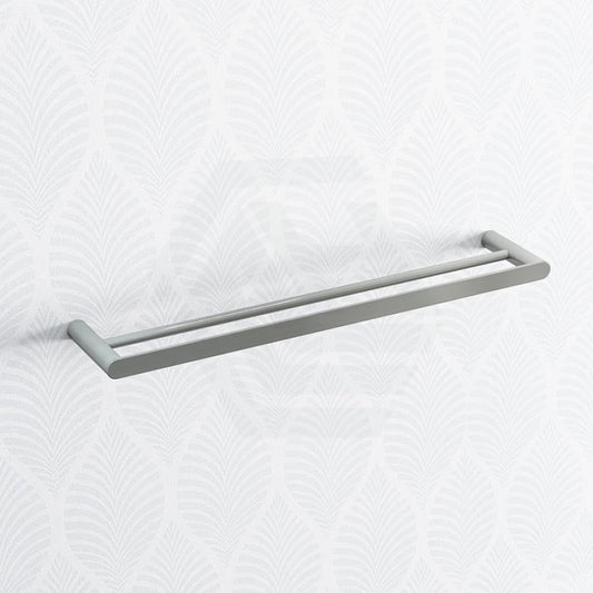 600mm Brushed Nickel Double Towel Rail AC6502BU