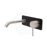 N#1(Nickel) Fienza 160Mm Outlet Kaya Wall Basin/Bath Mixer With Spout Multi-Colour Matt Black