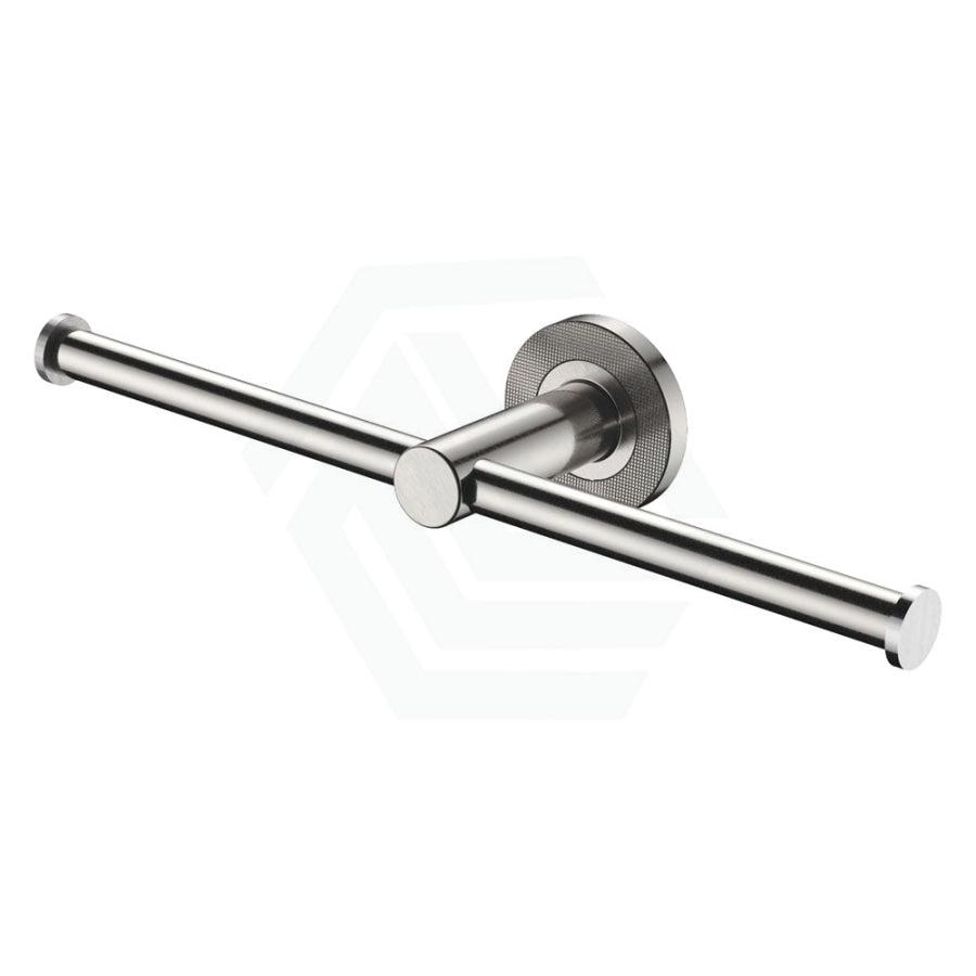 Fienza Axle Double Roll Holder, Brushed Nickel