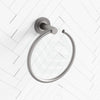 N#1(Nickel) Fienza Axle Hand Towel Ring Brushed Nickel Holders