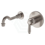 Eleanor Wall Tap Set Brushed Nickel