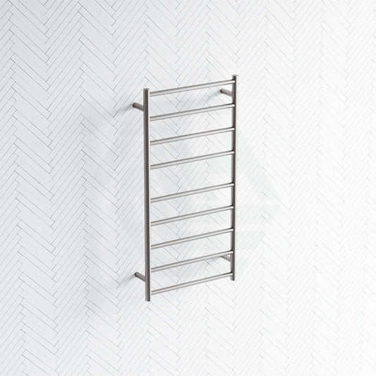 N#1(Nickel) Fienza Isabella Brushed Nickel Heated Towel Rail 7/8/9 Bars Rails